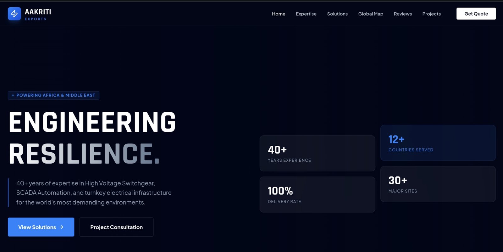 Aakriti Exports project preview