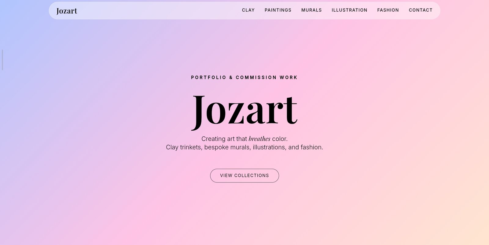 Jozart project preview